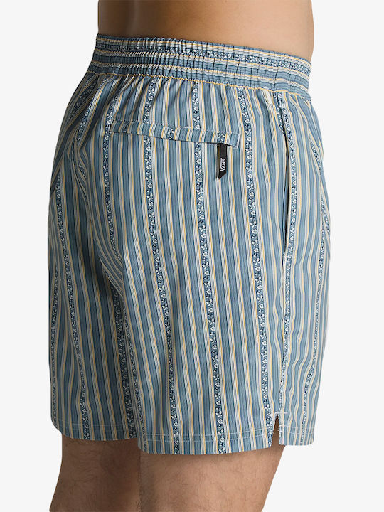 Vans Primary Stripe Elastic Boardshort Men's Swimwear Shorts Light Blue Striped