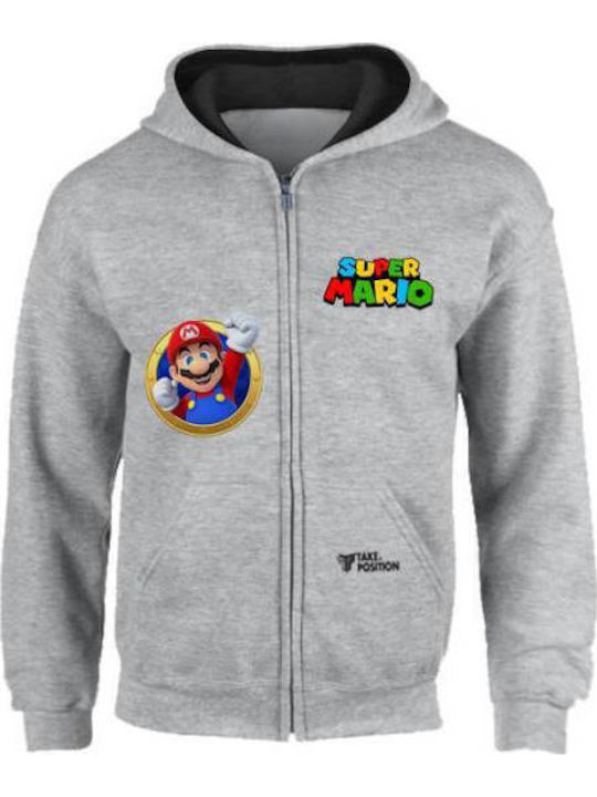 Polar Bluze și Hanorace Pentru Copii Cardigan Cu Glugă și Buzunare Negru