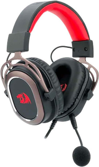 Redragon Helios H710 Over Ear Gaming Headset με σύνδεση USB Κόκκινο