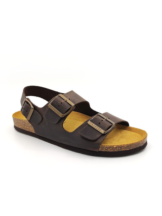 Plakton Men's Sandals Dark Brown