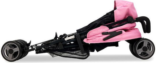Asalvo Trotter Plus Umbrella Stroller Suitable for Newborn Black Pink 7.3kg