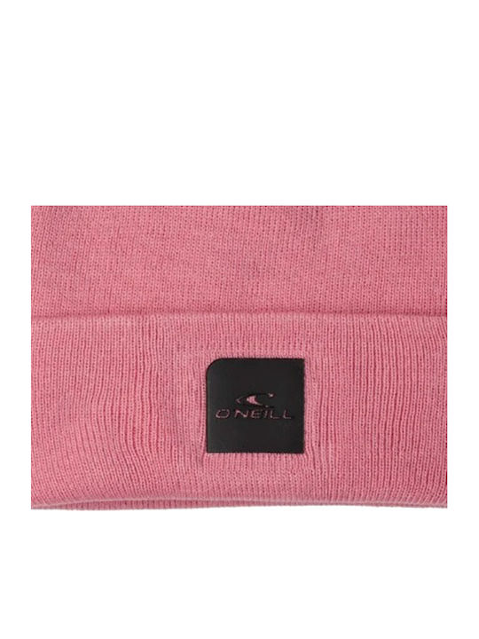 Beanie Γυναικείος Σκούφος Πλεκτός σε Ροζ χρώμα