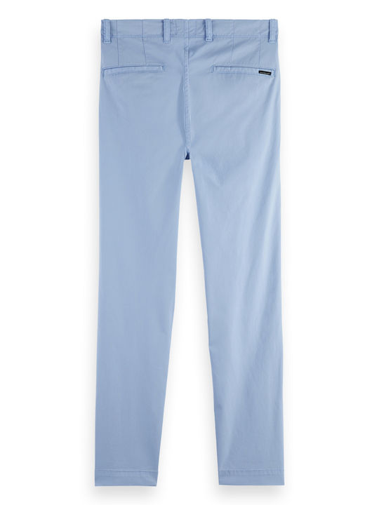 Scotch & Soda Herrenhose Anzughose in Slim Passform Hellblau