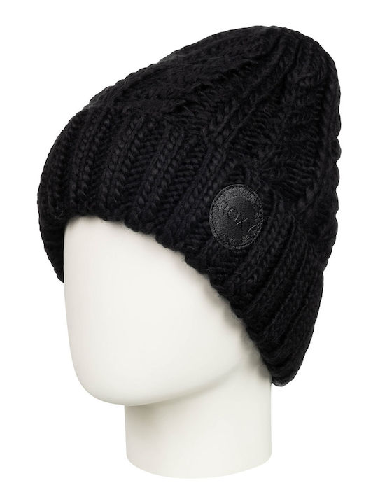 Tram Beanie Γυναικείος Σκούφος Πλεκτός σε Μαύρο χρώμα