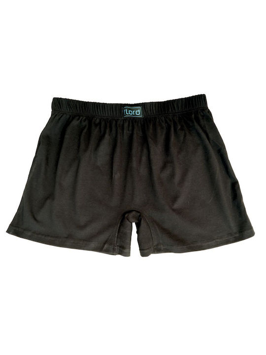 Herren Boxershorts von Lord, nahtlos, Baumwolle, Farbe Schwarz