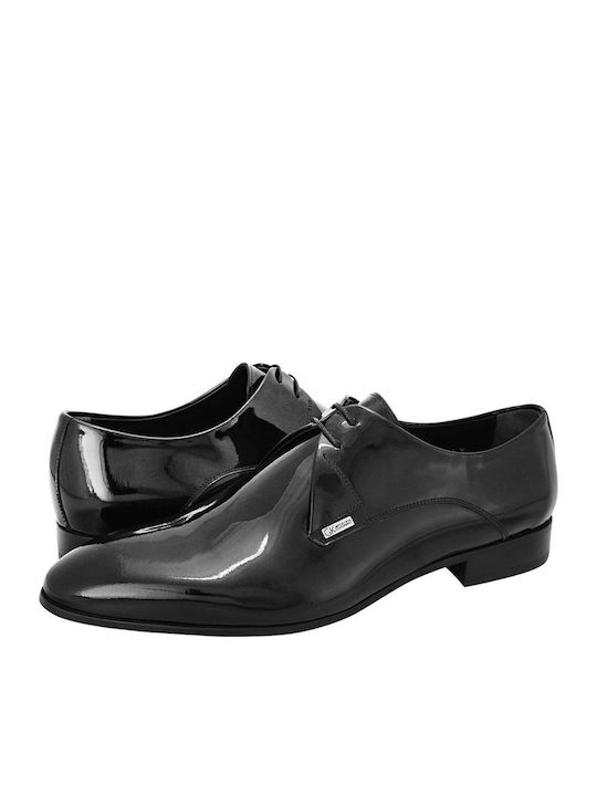 GK Uomo Men's Patent Leather Dress Shoes Black GK Uomo Men's Patent Leather Dress Shoes Black