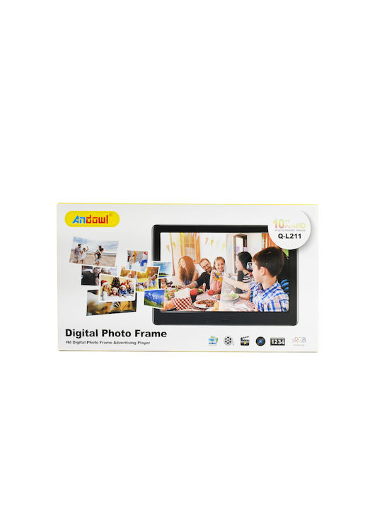 Andowl Q-L211 Digital Photo Frame 10" Resolution 1280x800 White Q-L211