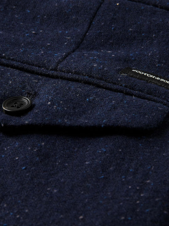 Mott Trousers Chino in Slim Fit Navy Blue