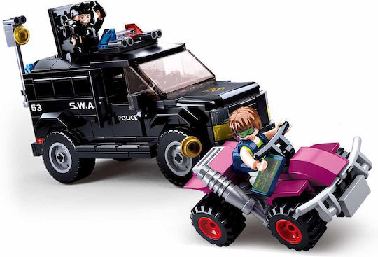 Sluban Building Blocks Police Swat For Age 6+ 293 Pieces