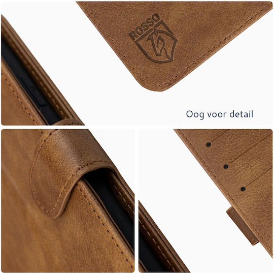 Rosso Element Wallet Synthetic Leather Brown (OnePlus 11)