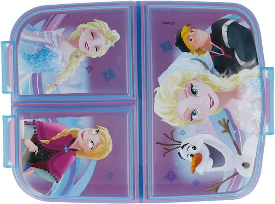 Stor Frozen Πλαστικό Παιδικό Δοχείο Φαγητού Frozen Τιρκουάζ