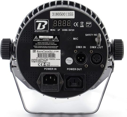 BoomToneDj Φωτορυθμικό Beam LED PAR DMX BDJ00190 RGBWA