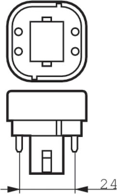 Philips Lampă fluorescentă pentru Dulie G24d 26W