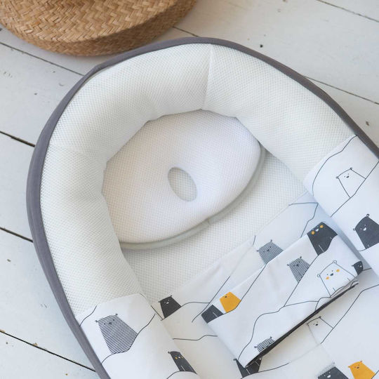 Doomoo Βρεφικό Μαξιλάρι Ύπνου Baby Pillow Λευκό 18.5x28.5εκ.