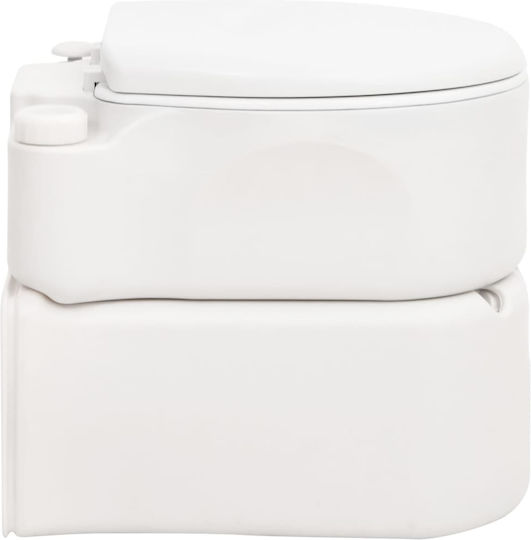 vidaXL Chemical Toilet Integrated from HDPE & Enamel 24lt