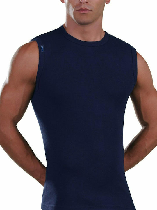 182 Men's Sleeveless Undershirt Navy Blue