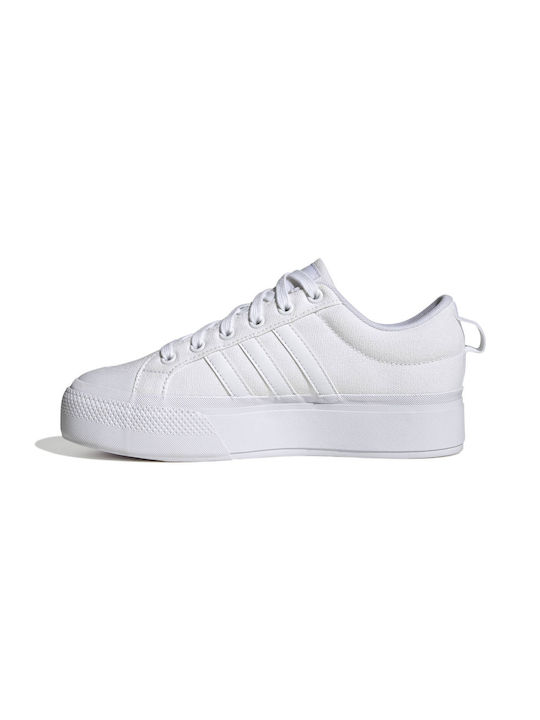 Adidas Bravada 2.0 Flatforms Sneakers White