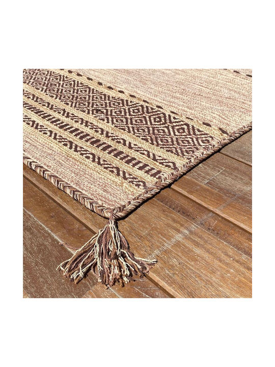 Koulis Carpets Mykonos Covor Rectangular Timp de vară Bumbac Bej