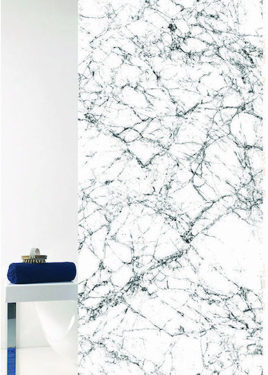Dimitracas Marmo Κουρτίνα Μπάνιου Υφασμάτινη 180x200cm Grey