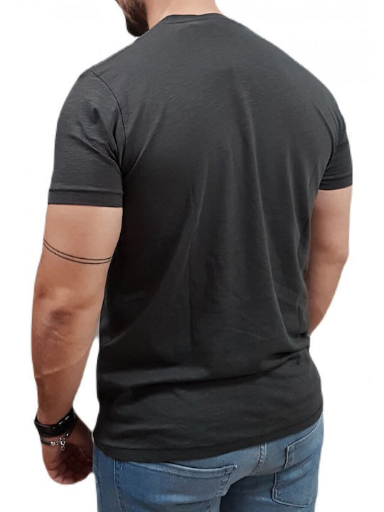 Rebase 231.RTS.035 Men's Short Sleeve T-shirt Gray RTS-035