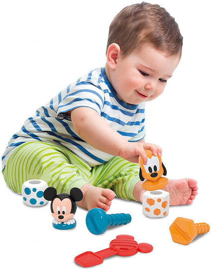 Baby Clementoni Stacking Toy Mickey & Pluto Build & Play for 18++ Months
