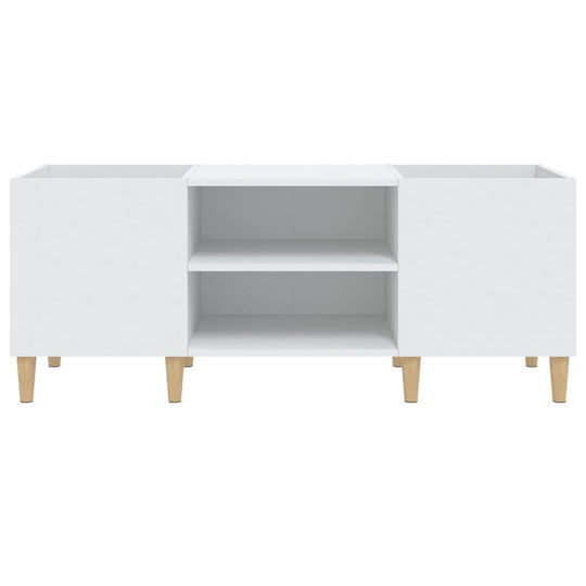 vidaXL cu 1 Rafturi Alb 121x48x38cm