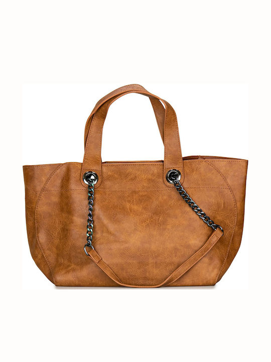 Set Women's Bag Handbag Tabac Brown