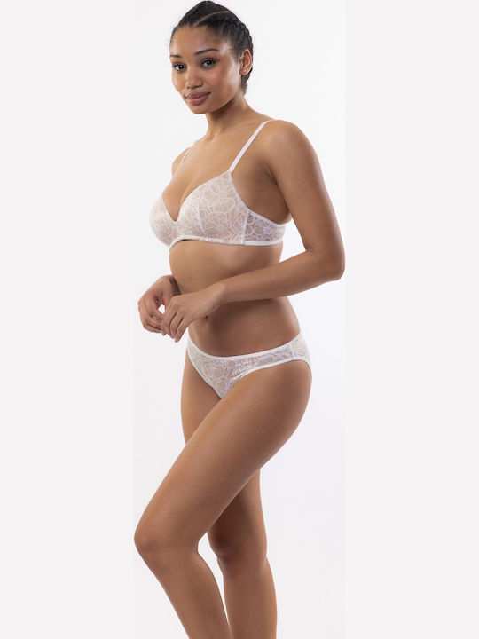 Irina Alb Sutien cu căptușeală ușoară fără Baloane