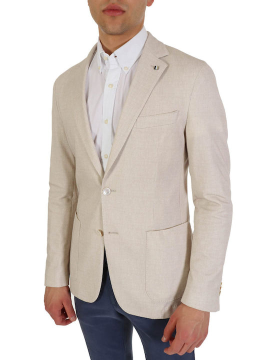 Hugo Boss Men's Suit Jacket Slim Fit Beige