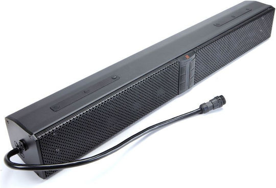 PowerBass Boat Sound System 4x500W with AUX / Bluetooth Transparent