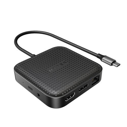 Targus HyperDrive USB-C Docking Station με HDMI/DisplayPort 4K PD Ethernet και σύνδεση 2 Οθονών Μαύρο