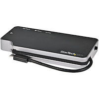 StarTech USB-C Docking Station με HDMI 4K Ethernet Μαύρο (CDP2HVGUASPD)