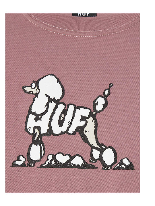 HUF Men's Short Sleeve T-shirt Purple