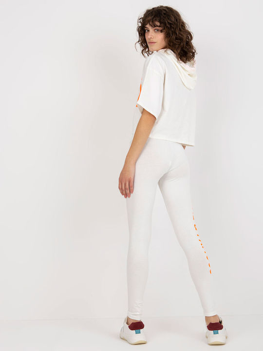 Ex Moda Set Women's Long Leggings White