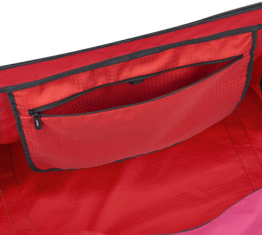 Delsey Nomade Peony Sack Voyage 97lt Red Fabric L79xW37.5xH39.5cm