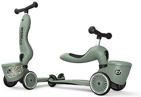 Scoot & Ride Kids Scooter Highwaykick 1 3-Wheel with Seat for 1-5 Years Green