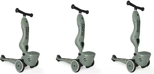 Scoot & Ride Kids Scooter Highwaykick 1 3-Wheel with Seat for 1-5 Years Green