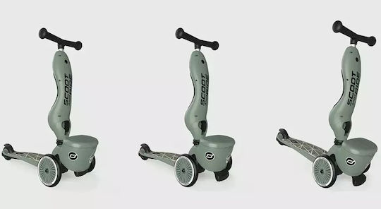 Scoot & Ride Kids Scooter Highwaykick 1 3-Wheel with Seat for 1-5 Years Green
