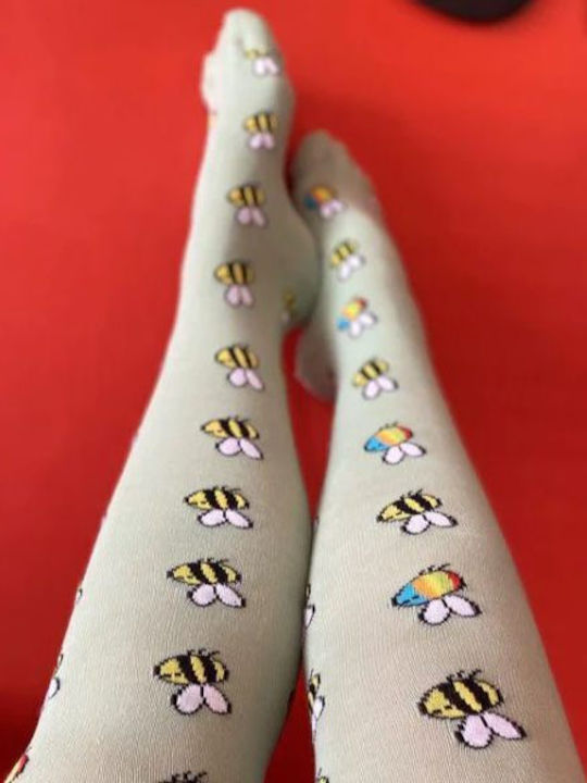 SLUGS & SNAILS - Bees leggings - colorful