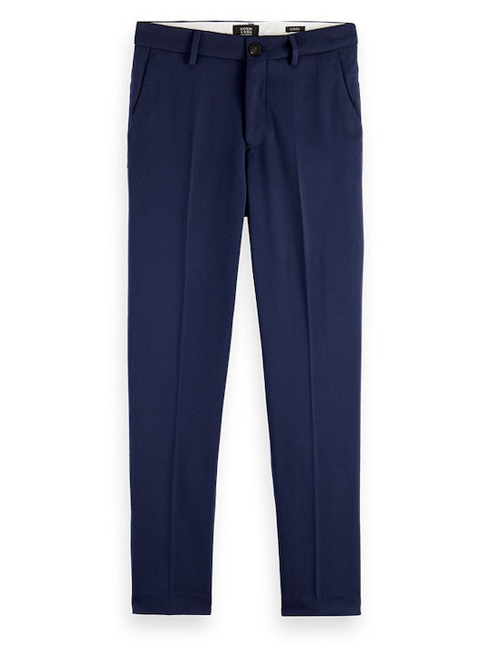 Scotch & Soda Lowry Women's Chino Trousers in Slim Fit Navy Blue