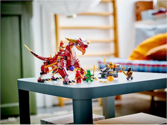 LEGO Ninjago Heatwave Transforming Lava Dragon για 8+ Ετών