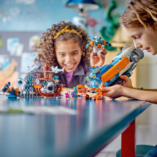 LEGO City Deep-Sea Explorer Submarine pentru 7+ Ani 60379