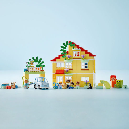 LEGO Duplo 3 in 1 Family House for Ages 3 and Up 218 Pieces