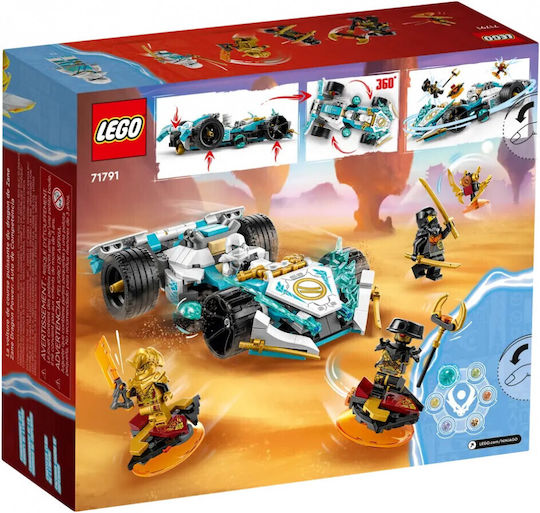 LEGO Ninjago Zane’s Dragon Power Spinjitzu Race Car για 7+ Ετών