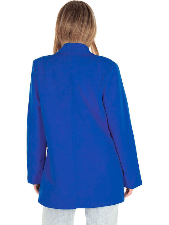 Silia D Damen Blazer Blau