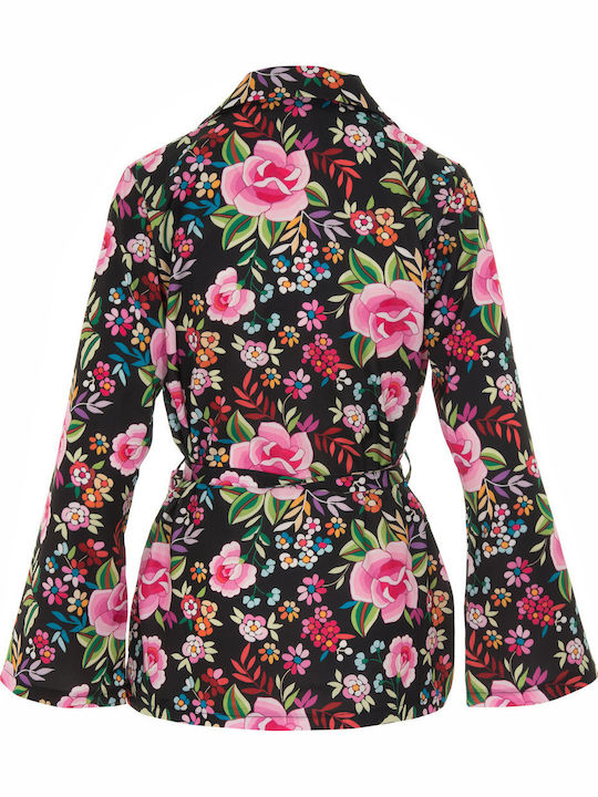 Kendall + Kylie Γυναικείο Σακάκι Rose Print