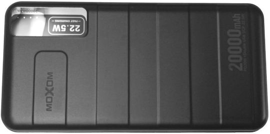 Moxom MX-PB58 Power Bank 20000mAh 22.5W with 2 USB-A Ports Black