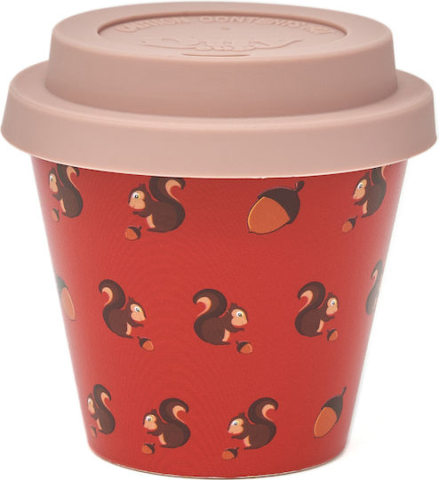 QuyCup Cană Plastic Roșie 90ml
