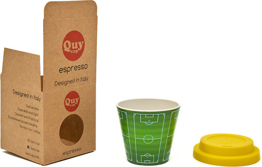 QuyCup Чаша Пластмаса с Капак Зелена 90мл