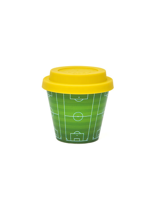 QuyCup Κούπα Πλαστική με Καπάκι Πράσινη 90ml